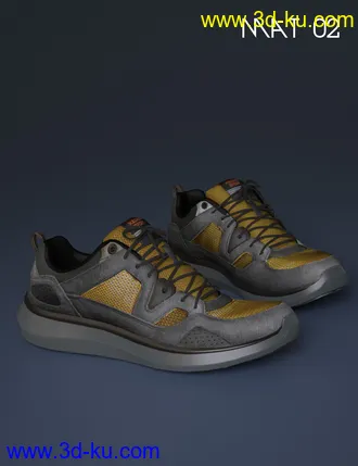 3D打印模型S3D Casual Sneakers for Genesis 8 Male(s)的图片