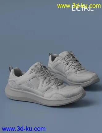 3D打印模型S3D Casual Sneakers for Genesis 8 Male(s)的图片