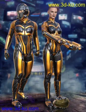 3D打印模型S8 Suit for Genesis 8 Male(s)的图片