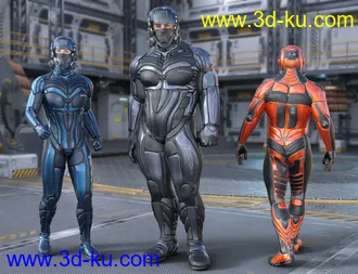 3D打印模型S8 Suit for Genesis 8 Male(s)的图片