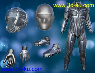 3D打印模型S8 Suit for Genesis 8 Male(s)的图片