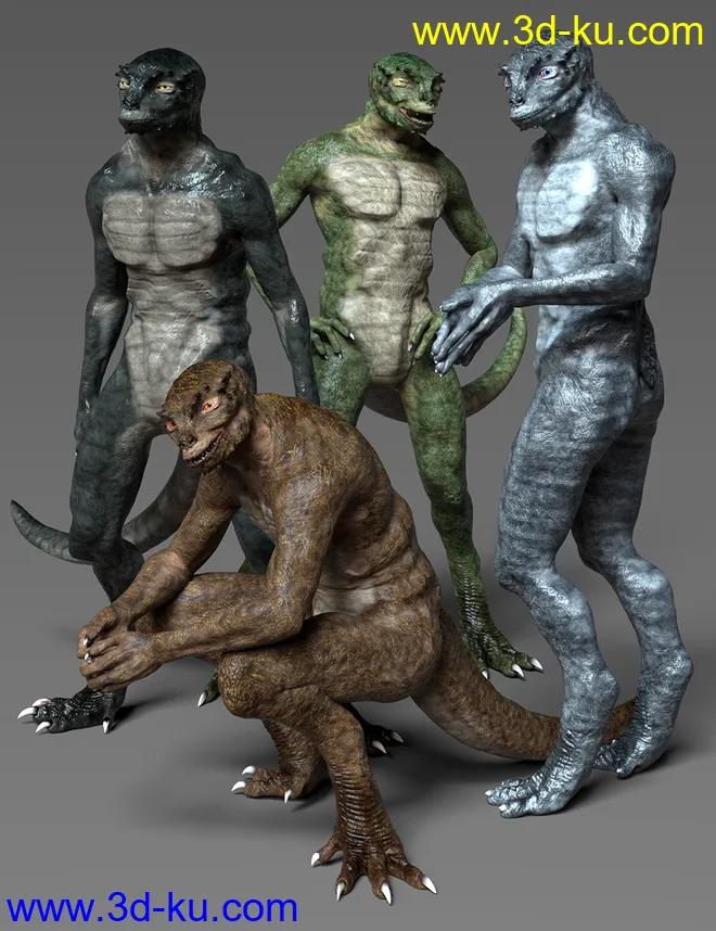 Saurian HD for Genesis 8 Male模型的图片2