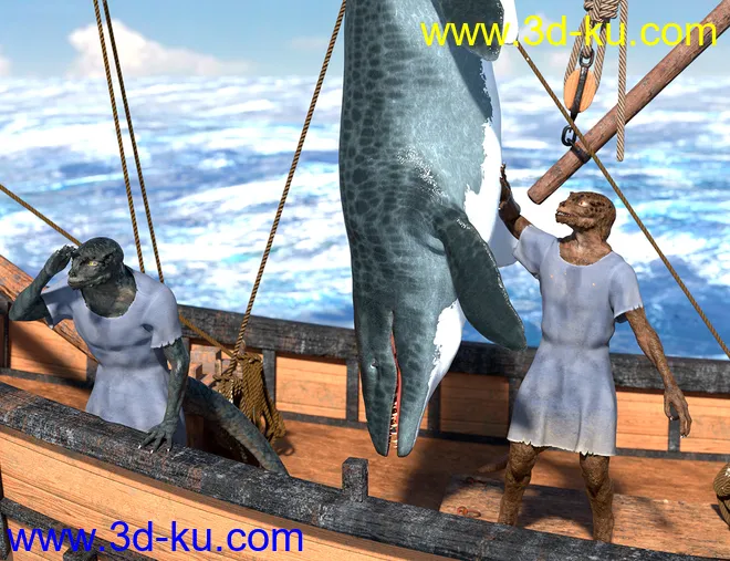 Saurian HD for Genesis 8 Male模型的图片9