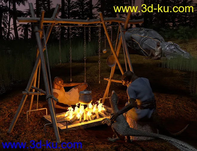 Saurian HD for Genesis 8 Male模型的图片11
