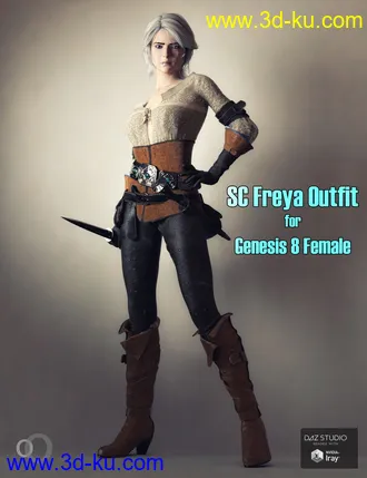 3D打印模型SC Freya Outfit for Genesis 8 Female的图片