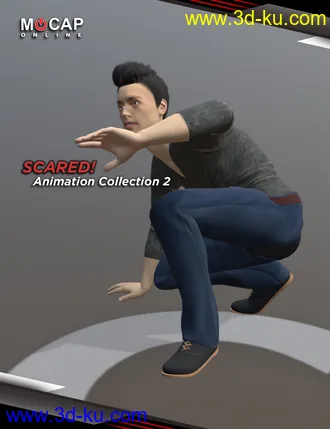 3D打印模型Scared! Animation Collection P2 for Michael 8的图片
