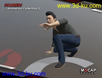 3D打印模型Scared! Animation Collection P2 for Michael 8的图片