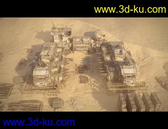 3D打印模型Sci-Fi Abandoned Outpost的图片