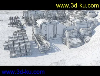 3D打印模型Sci-Fi Abandoned Outpost的图片