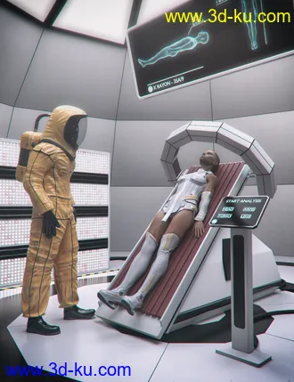 3D打印模型Sci-Fi Exam Room的图片
