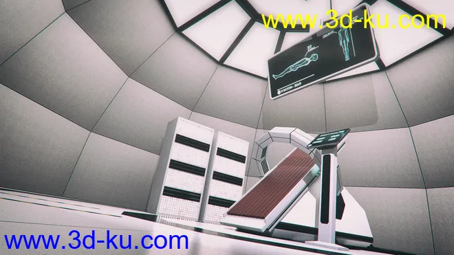 Sci-Fi Exam Room模型的图片3