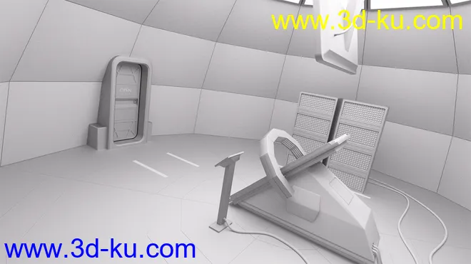 Sci-Fi Exam Room模型的图片4