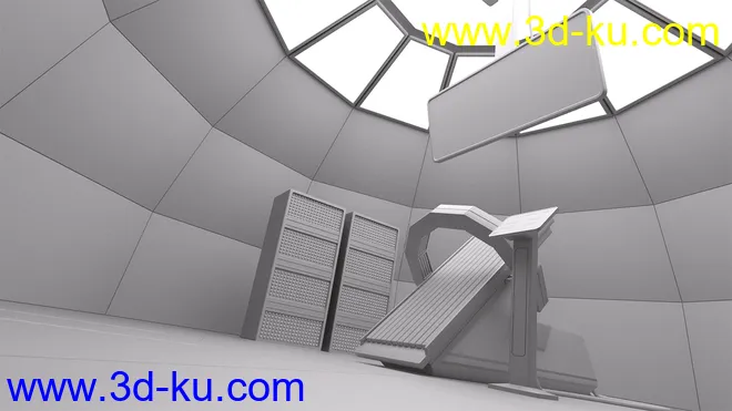 Sci-Fi Exam Room模型的图片5