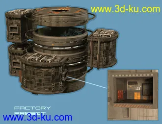 3D打印模型Sci-Fi Hub的图片