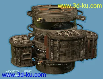 3D打印模型Sci-Fi Hub的图片