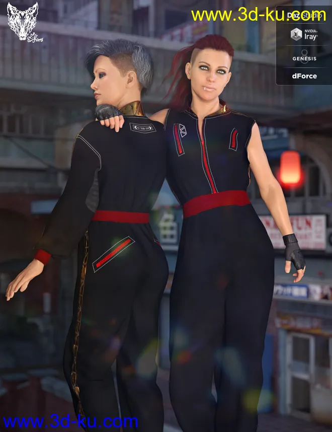 Sci-Fi Jumpsuit模型的图片2