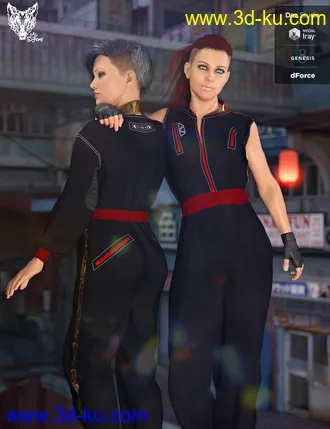 3D打印模型Sci-Fi Jumpsuit的图片