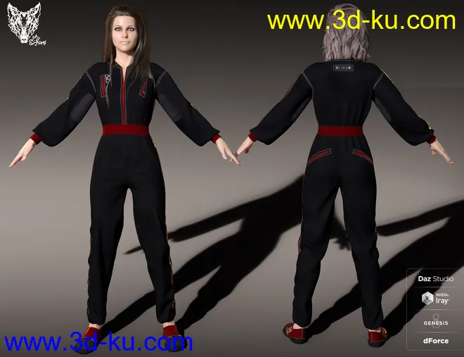 Sci-Fi Jumpsuit模型的图片5