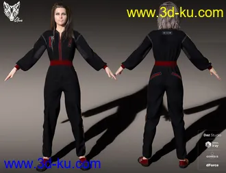 3D打印模型Sci-Fi Jumpsuit的图片