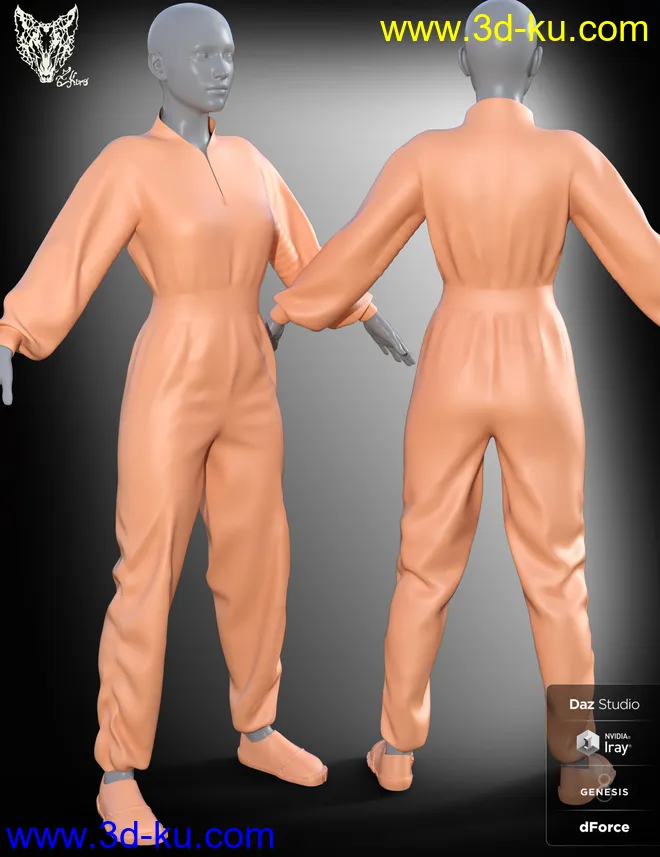 Sci-Fi Jumpsuit模型的图片6