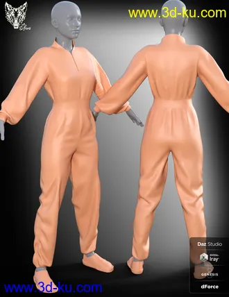 3D打印模型Sci-Fi Jumpsuit的图片