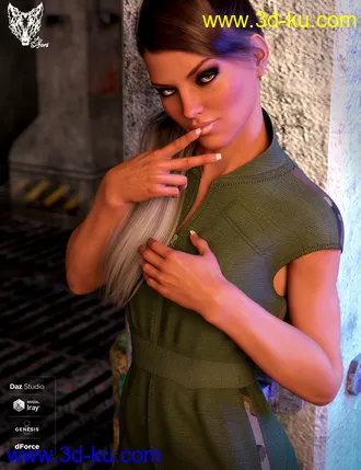 3D打印模型Sci-Fi Jumpsuit Textures的图片