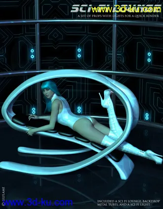 3D打印模型Sci-Fi Lounge的图片