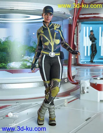 3D打印模型Sci-fi Police Outfit Textures的图片