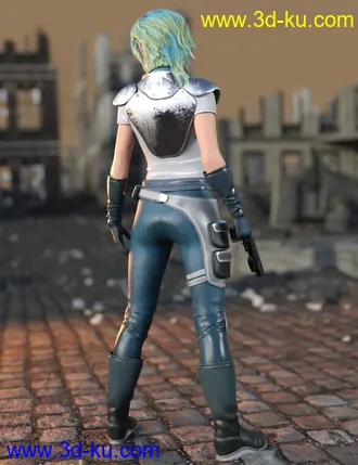 3D打印模型Sci-Fi Raider Outfit for Genesis 8 Female(s)的图片