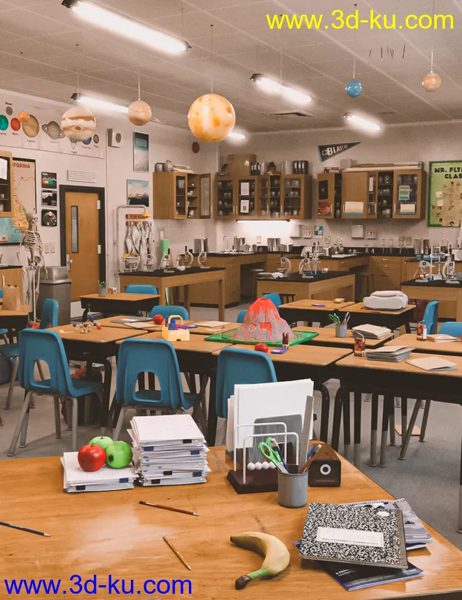 Science Classroom Props模型的图片1