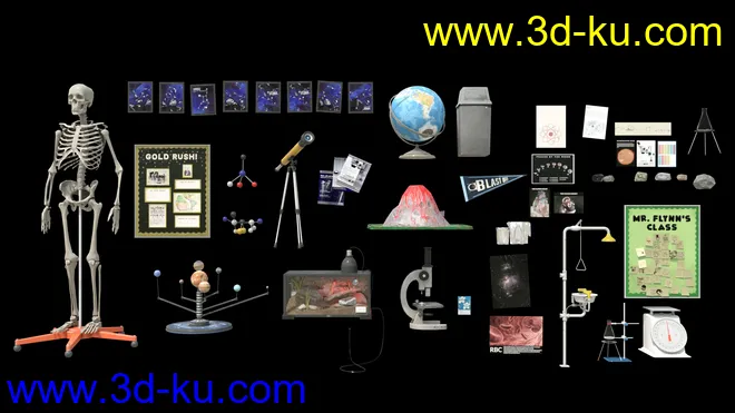 Science Classroom Props模型的图片3