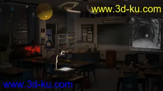 3D打印模型Science Classroom Props的图片