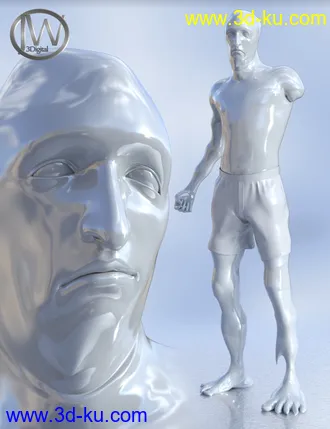 3D打印模型Shapeless Morphs for Genesis 8 Male的图片