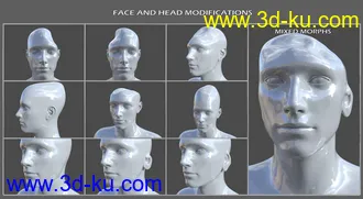 3D打印模型Shapeless Morphs for Genesis 8 Male的图片