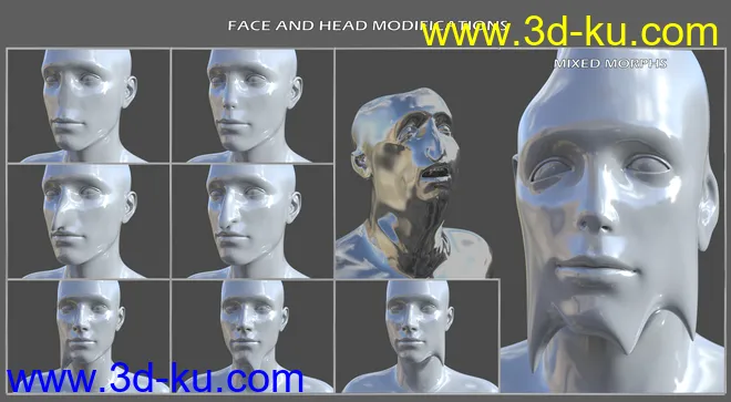Shapeless Morphs for Genesis 8 Male模型的图片14
