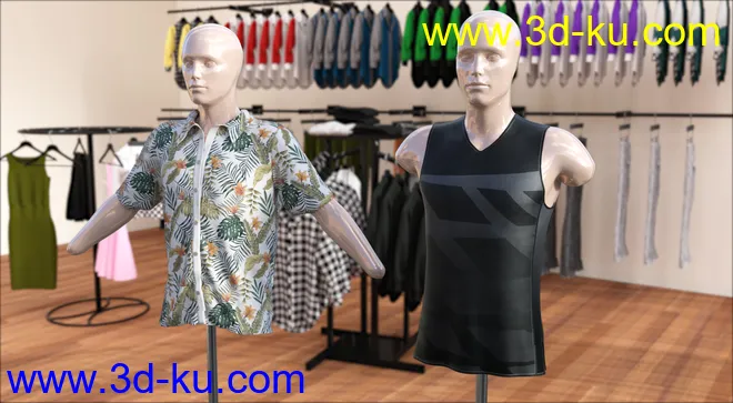 Shapeless Morphs for Genesis 8 Male模型的图片15