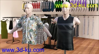3D打印模型Shapeless Morphs for Genesis 8 Male的图片