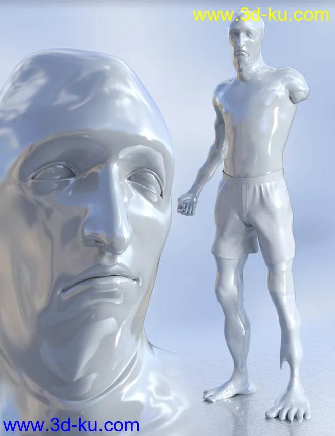 Shapeless Morphs for Genesis 8 Male模型的图片19