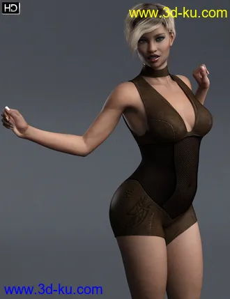 3D打印模型Sheridan HD for Genesis 8 Female的图片