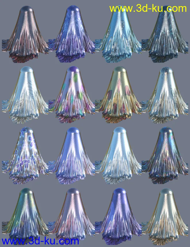 Shimmery Airy Fabric Iray Shaders模型的图片3