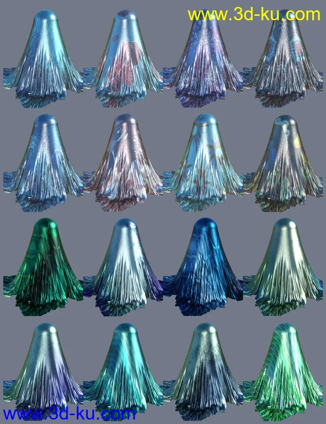 Shimmery Airy Fabric Iray Shaders模型的图片4