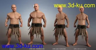 3D打印模型Sitric HD for Genesis 8 Male的图片