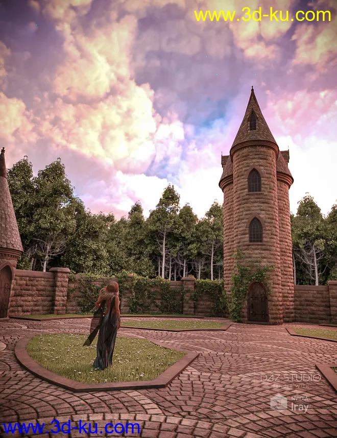 Skies of Sylva - 20 Forest Themed 8K HDRIs for Iray模型的图片2