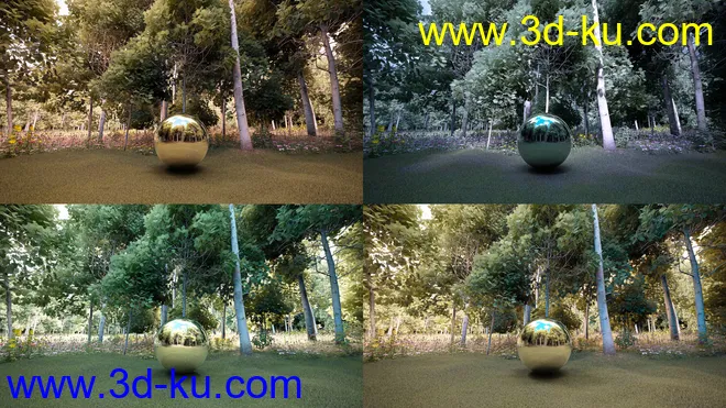 Skies of Sylva - 20 Forest Themed 8K HDRIs for Iray模型的图片12
