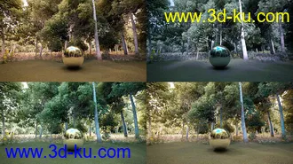3D打印模型Skies of Sylva - 20 Forest Themed 8K HDRIs for Iray的图片