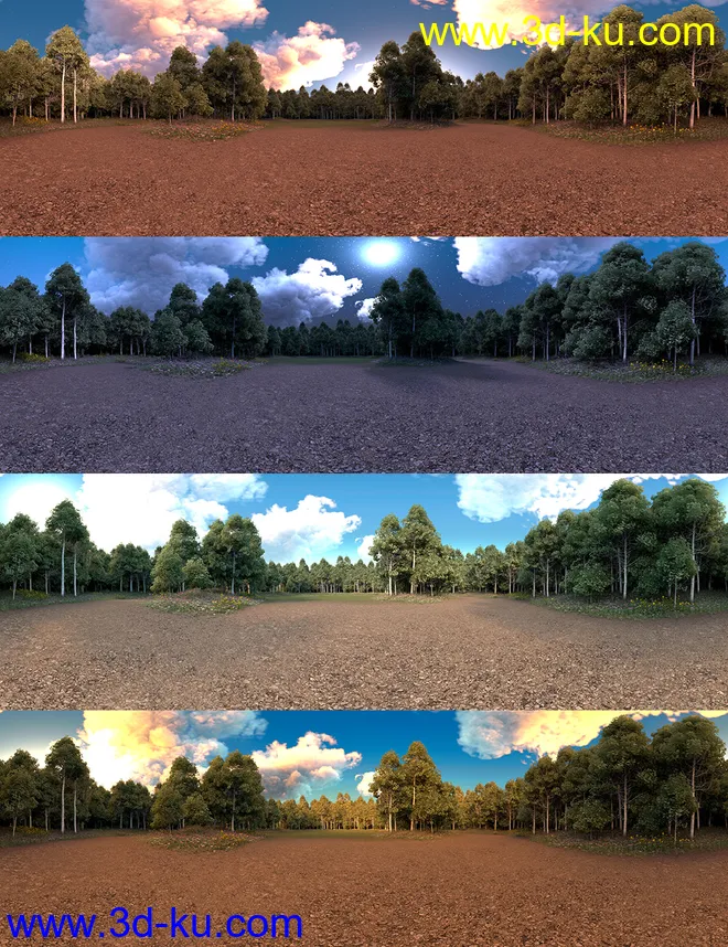 Skies of Sylva - 20 Forest Themed 8K HDRIs for Iray模型的图片14