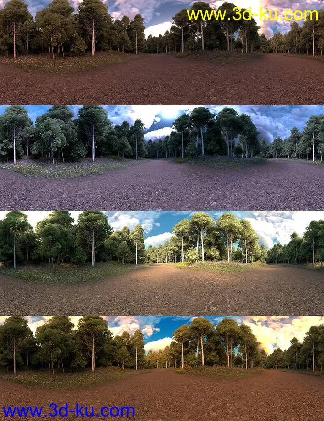Skies of Sylva - 20 Forest Themed 8K HDRIs for Iray模型的图片15