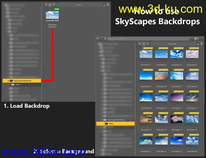 SkyScapes Backdrops模型的图片2
