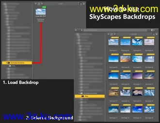 3D打印模型SkyScapes Backdrops的图片