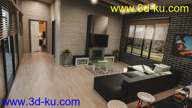 Small Forest House模型的图片2